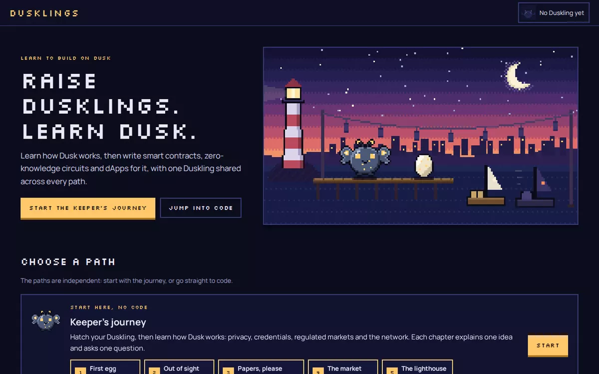 Dusklings homepage