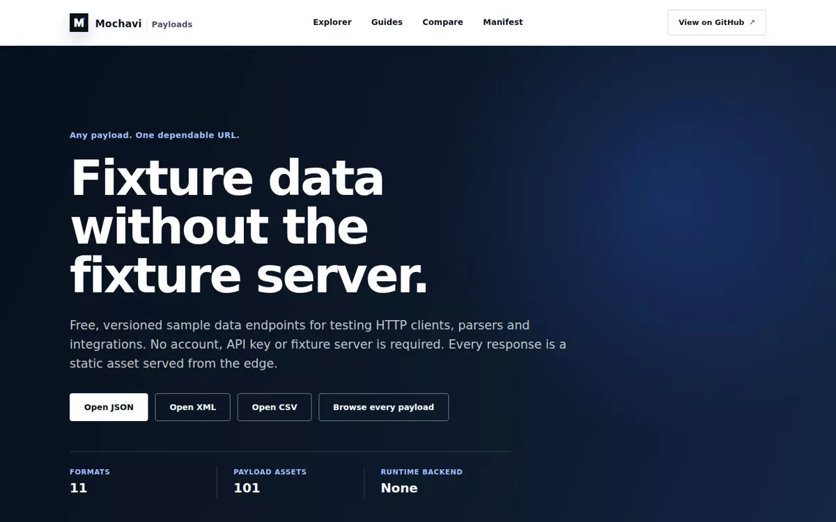 Payloads homepage